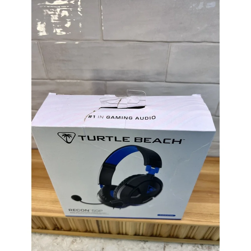 Turtle Beach Recon 50P Wired Gaming Headset PlayStation PS5, PS4 Black Blue